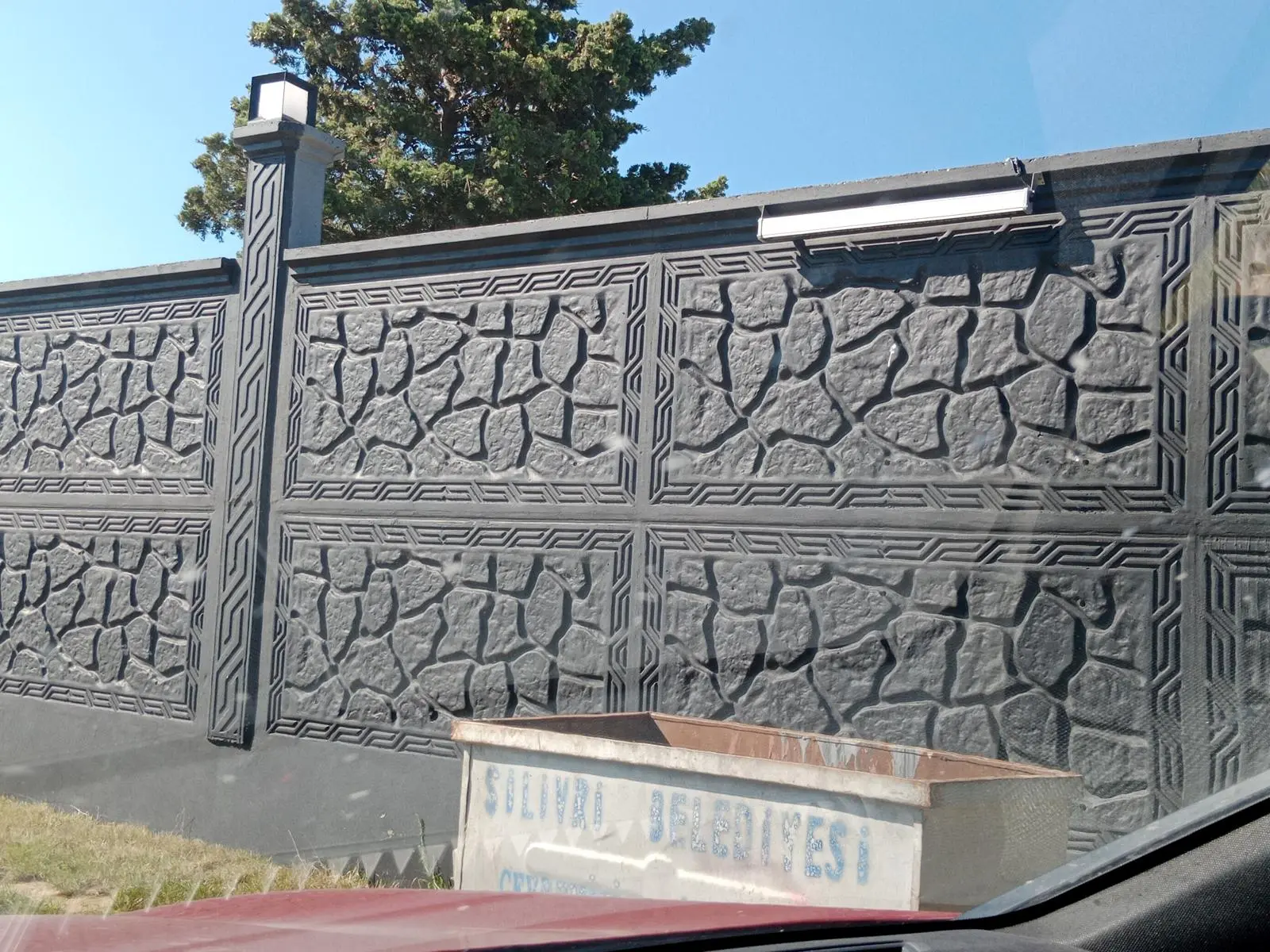 Taş Desen Bahçe Duvarı Kalıbı, Taş Desen Beton Bahçe Duvarı Kalıbı