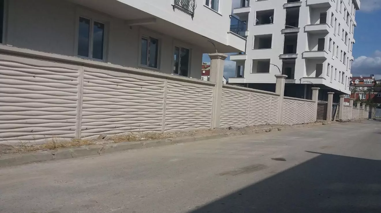 Deniz Dalgası Desen Bahçe Duvar Kalıbı, Deniz Dalgası Desen Beton Duvar Kalıbı