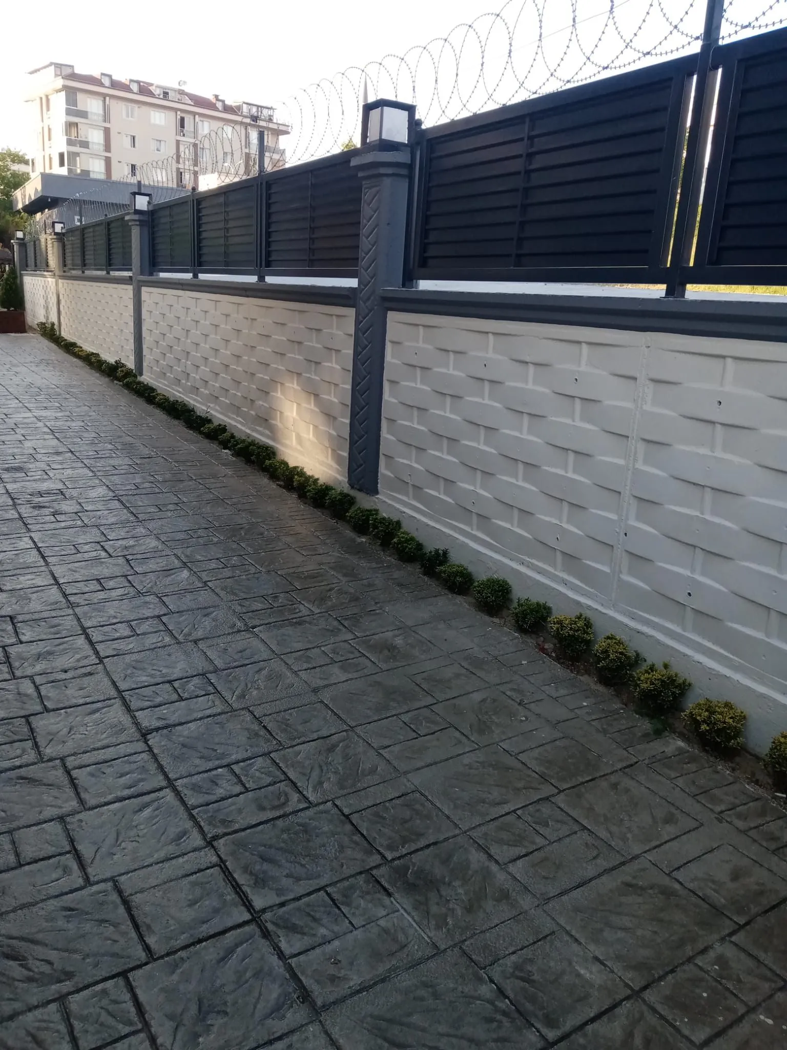 Hasır Desen Bahçe Duvar Kalıbı, Hasır Desen Beton Duvar Kalıbı