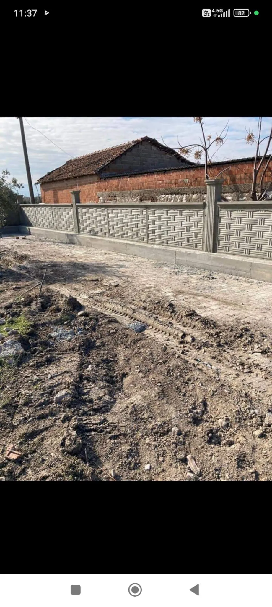 Halat Desen Bahçe Duvar Kalıbı, Halat Desen Beton Duvar Kalıbı