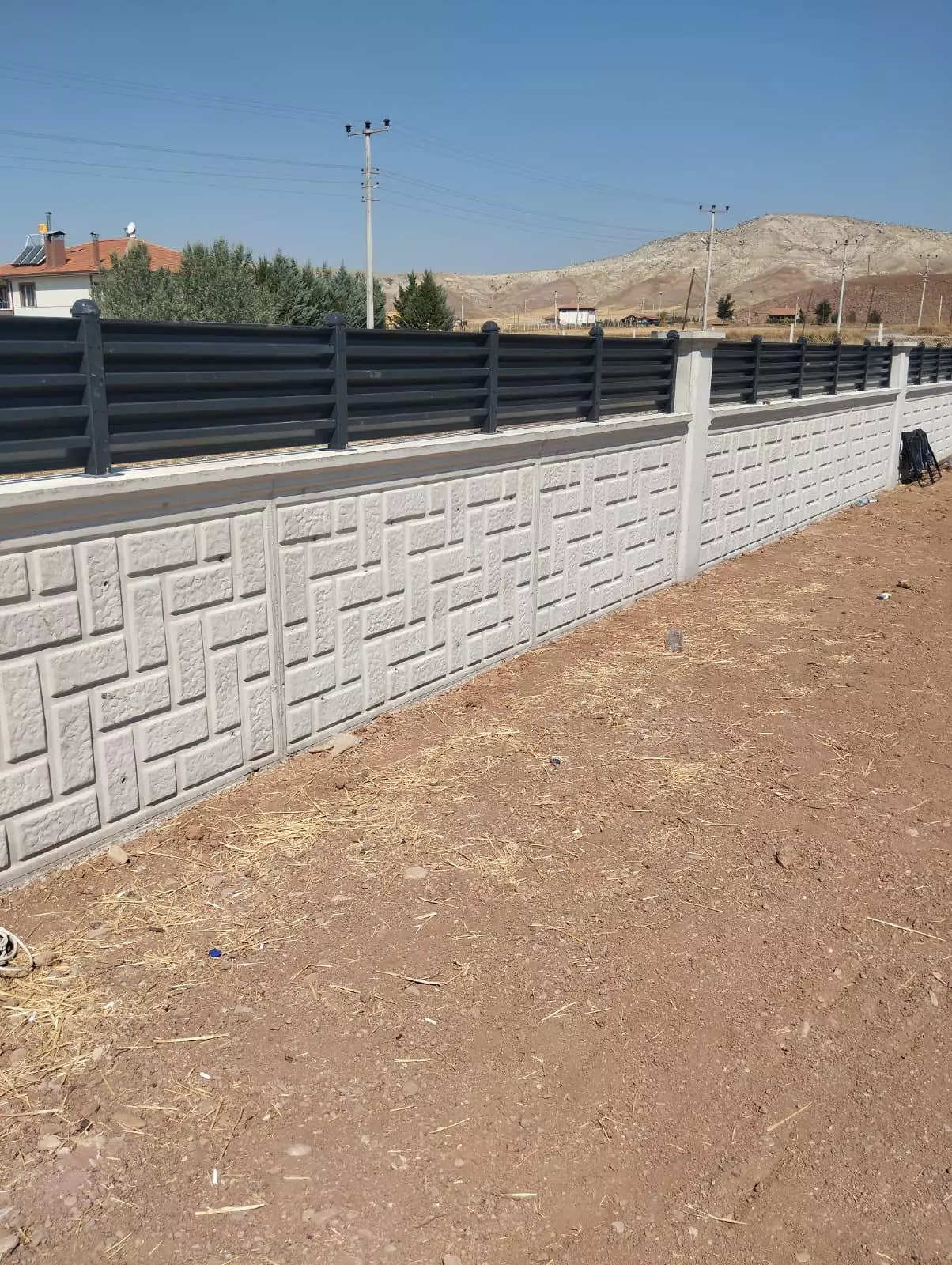 Şaşırtmalı Taş Desen Bahçe Duvar Kalıbı, Şaşırtmalı Taş Desen Beton Duvar Kalıbı