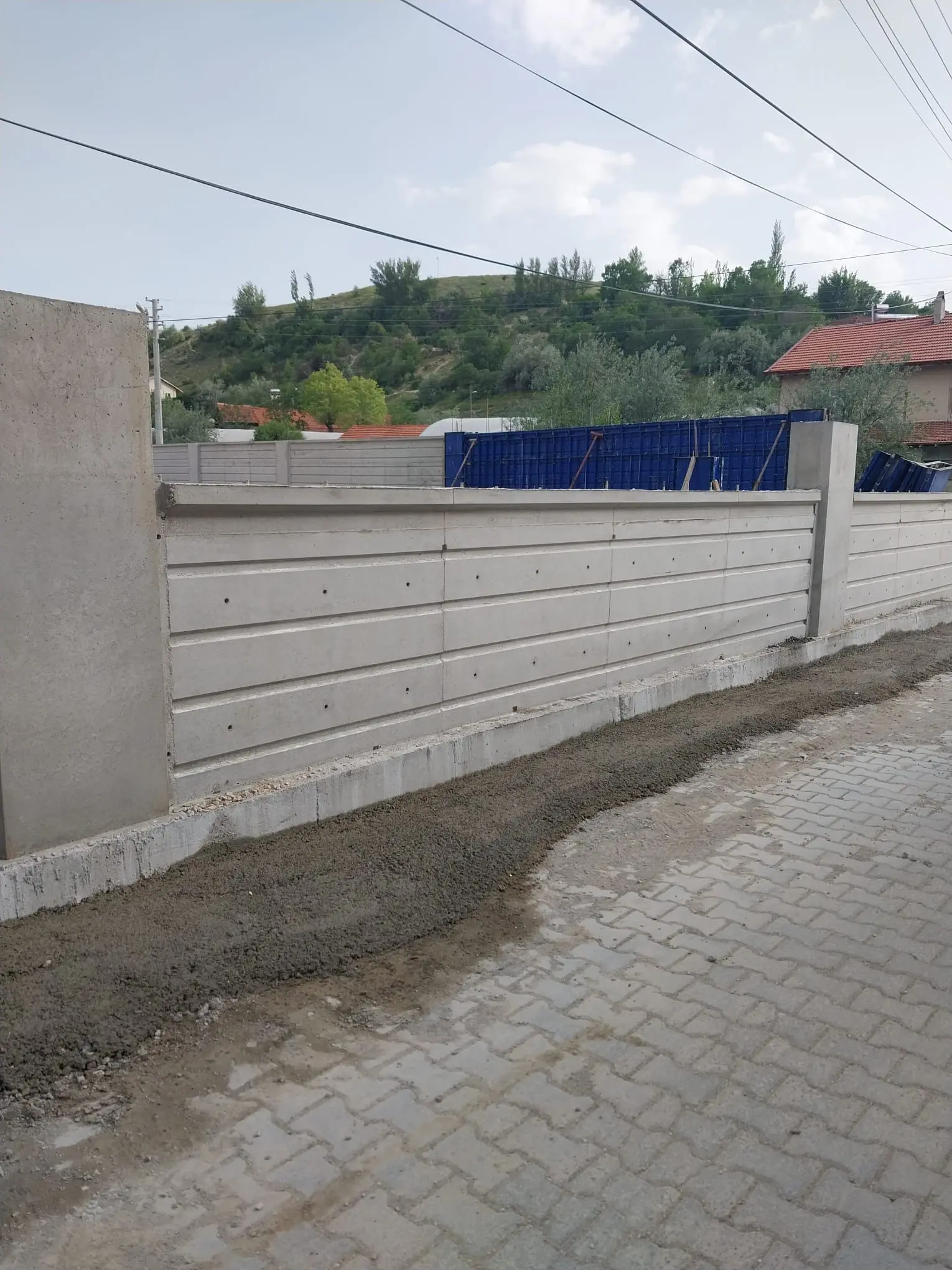 4 Fugalı Beton Duvar Sac Kalıbı